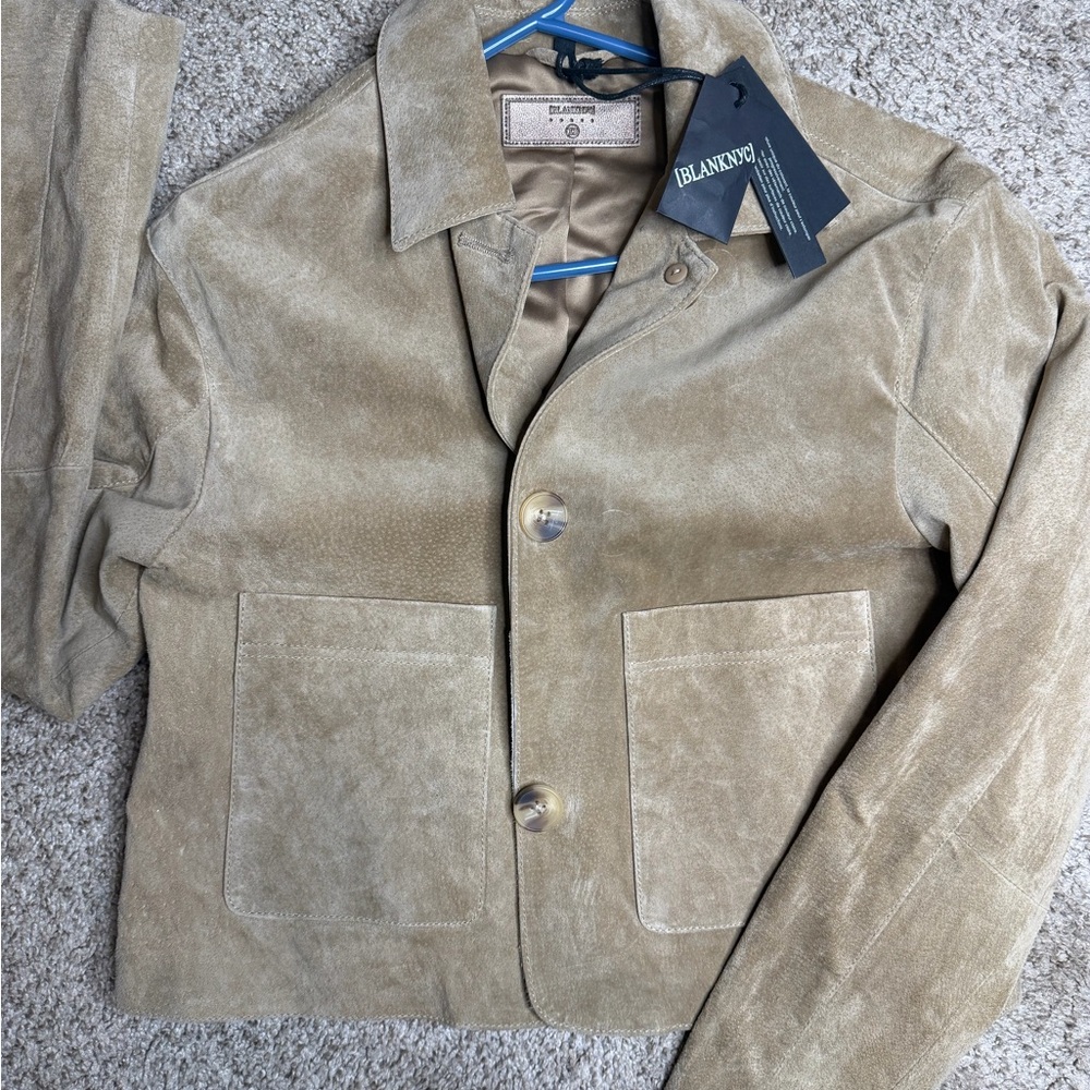 Blank NYC Tan Suede Women's Jacket